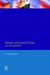 Women And Social Policy cover