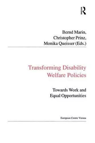 Transforming Disability Welfare Policies cover