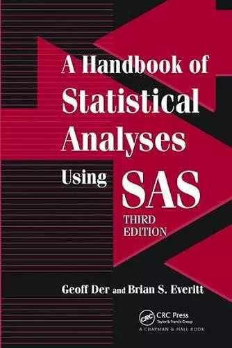 A Handbook of Statistical Analyses using SAS cover