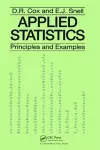 Applied Statistics - Principles and Examples cover