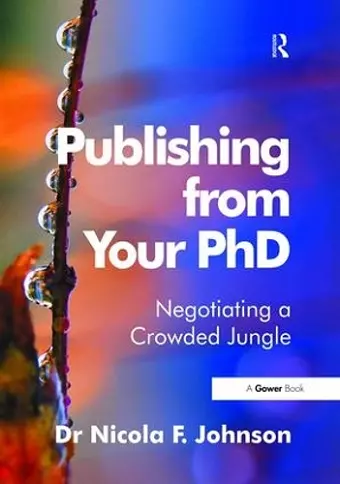 Publishing from Your PhD cover