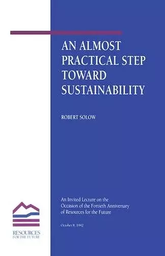 An Almost Practical Step Toward Sustainability cover