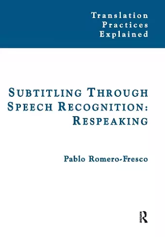 Subtitling Through Speech Recognition cover