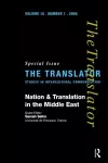 Nation and Translation in the Middle East cover