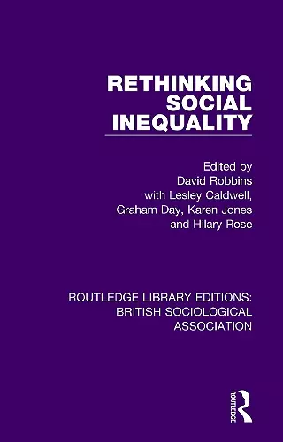 Rethinking Social Inequality cover