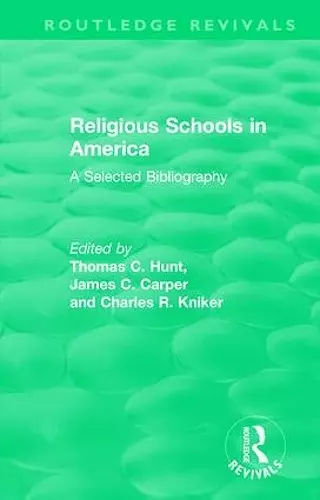 Religious Schools in America (1986) cover