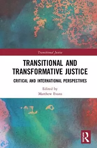 Transitional and Transformative Justice cover