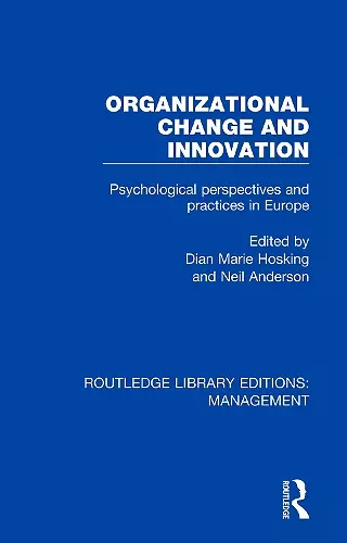 Organizational Change and Innovation cover