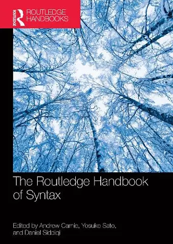 The Routledge Handbook of Syntax cover