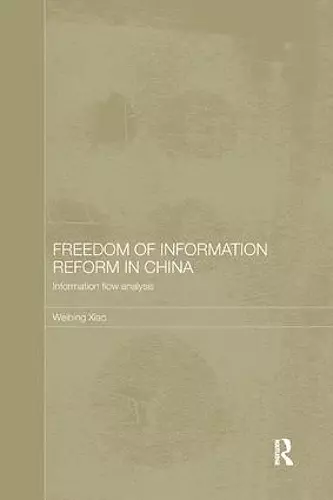 Freedom of Information Reform in China cover