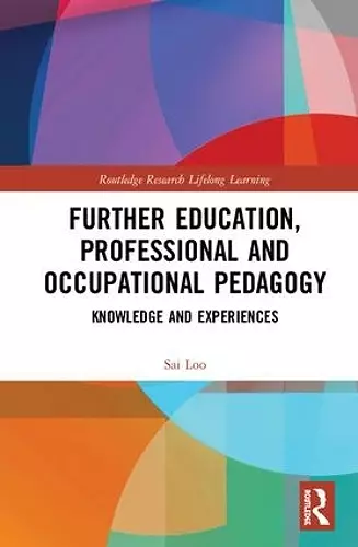 Further Education, Professional and Occupational Pedagogy cover