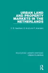 Urban Land and Property Markets in The Netherlands cover