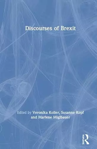 Discourses of Brexit cover