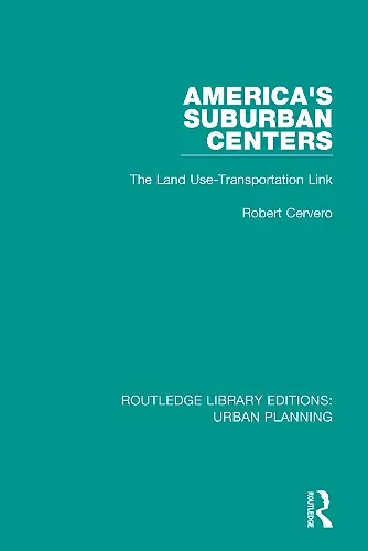 America's Suburban Centers cover