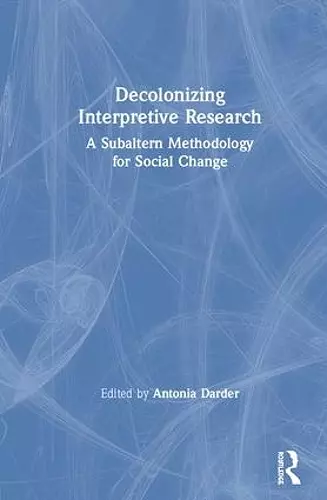 Decolonizing Interpretive Research cover