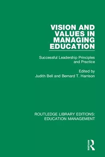 Vision and Values in Managing Education cover