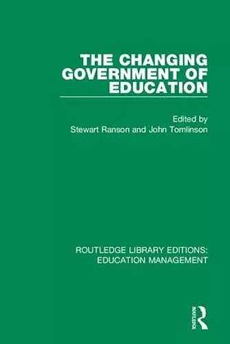 The Changing Government of Education cover