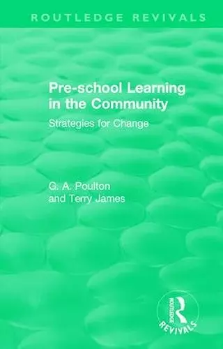 Pre-school Learning in the Community cover