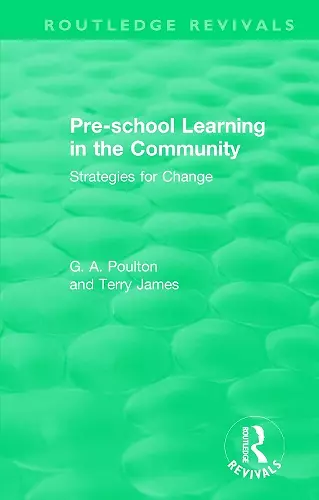 Pre-school Learning in the Community cover