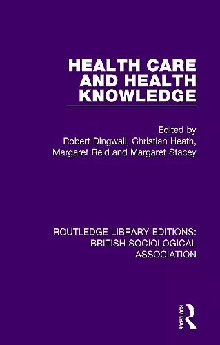 Health Care and Health Knowledge cover