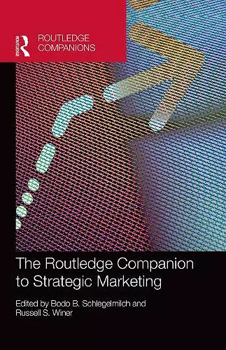 The Routledge Companion to Strategic Marketing cover