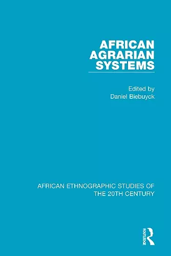 African Agrarian Systems cover