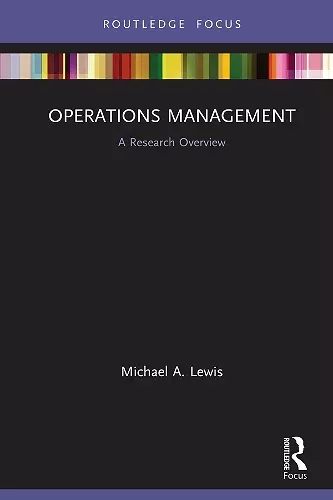 Operations Management cover