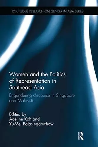 Women and the Politics of Representation in Southeast Asia cover