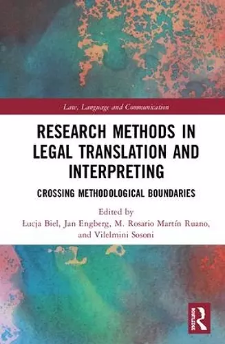 Research Methods in Legal Translation and Interpreting cover