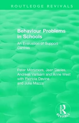 Behaviour Problems in Schools cover