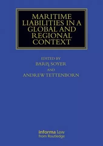 Maritime Liabilities in a Global and Regional Context cover