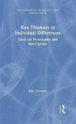 Key Thinkers in Individual Differences cover