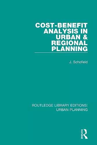 Cost-Benefit Analysis in Urban & Regional Planning cover