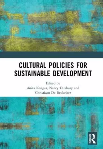 Cultural Policies for Sustainable Development cover