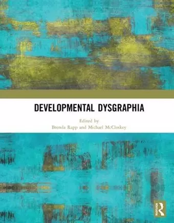 Developmental Dysgraphia cover