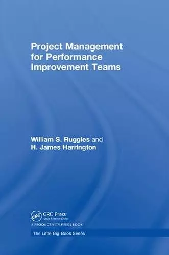 Project Management for Performance Improvement Teams cover