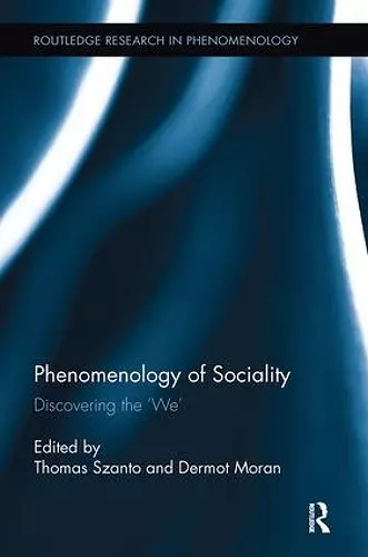 Phenomenology of Sociality cover