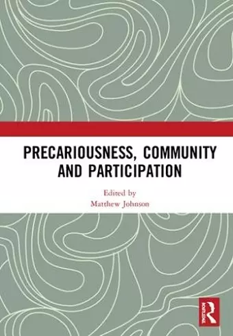 Precariousness, Community and Participation cover