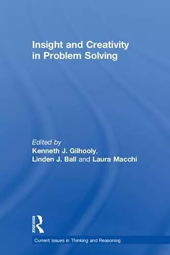 Insight and Creativity in Problem Solving cover