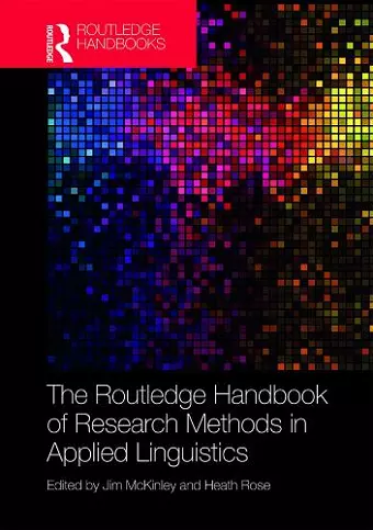 The Routledge Handbook of Research Methods in Applied Linguistics cover