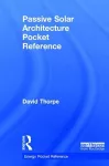 Passive Solar Architecture Pocket Reference cover
