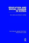 Education and Social Change in Korea cover