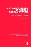 A Dynamic Model of the US Energy System cover