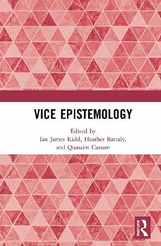 Vice Epistemology cover