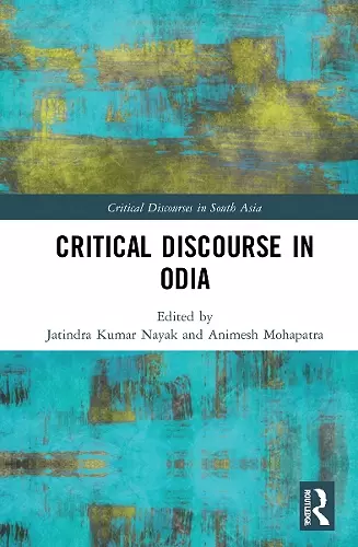 Critical Discourse in Odia cover
