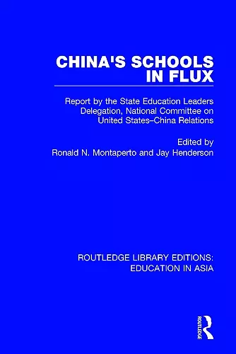 China's Schools in Flux cover