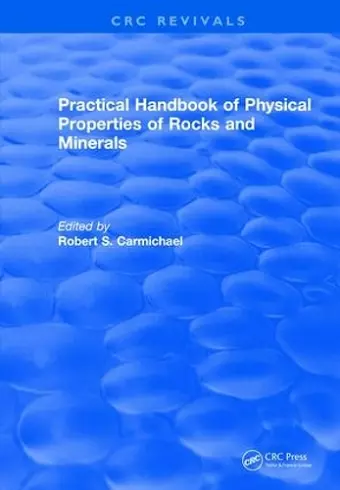 Practical Handbook of Physical Properties of Rocks and Minerals (1988) cover