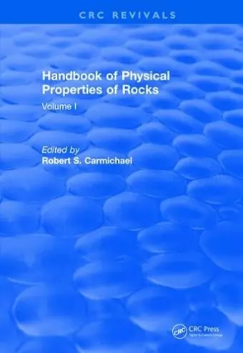 Handbook of Physical Properties of Rocks (1982) cover