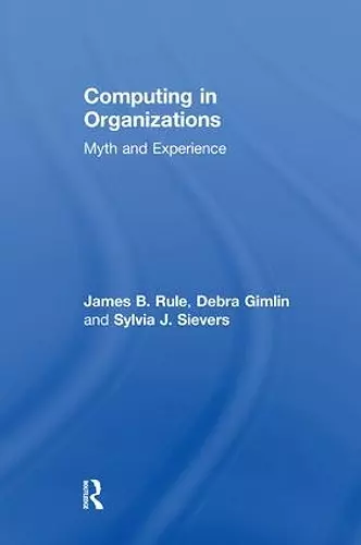 Computing in Organizations cover