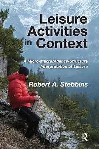 Leisure Activities in Context cover